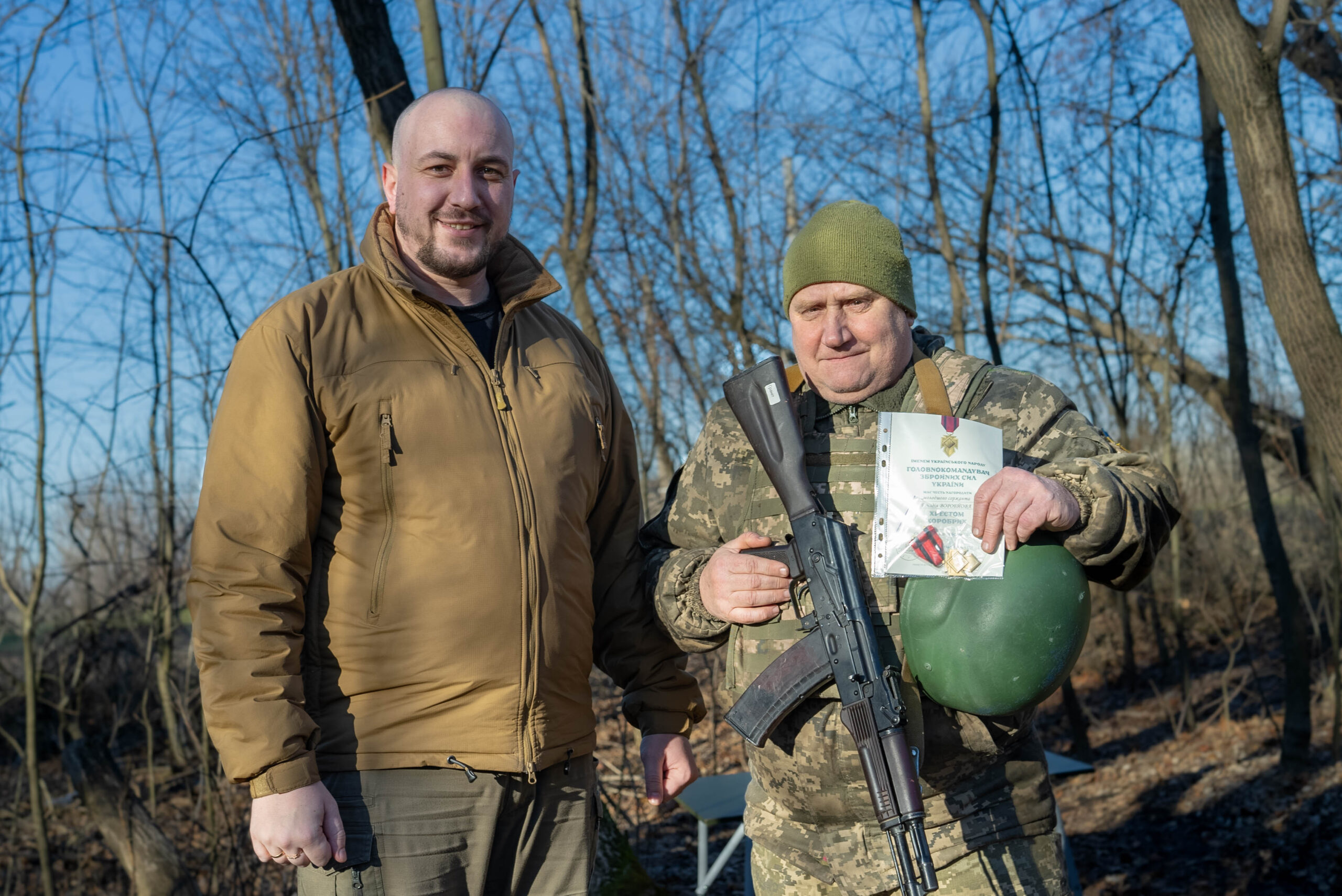 Олександр Сирський нагородив воїна з Рівненщини "Граніта"