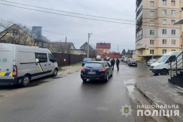 Місце ДТП у Луцьку, де водій Mazda збив 3-річного хлопчика на вулиці Сагайдачного