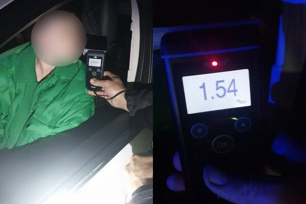 Патрульна поліція Волині зупинила нетверезу водійку Ford на вулиці Володимирській у Ковелі