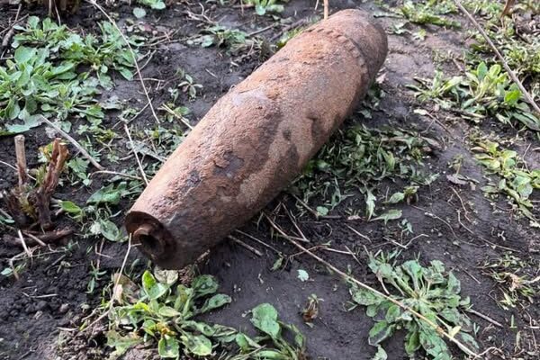 Поблизу Луцька на городі виявили снаряд небезпечна знахідка поблизу Луцька