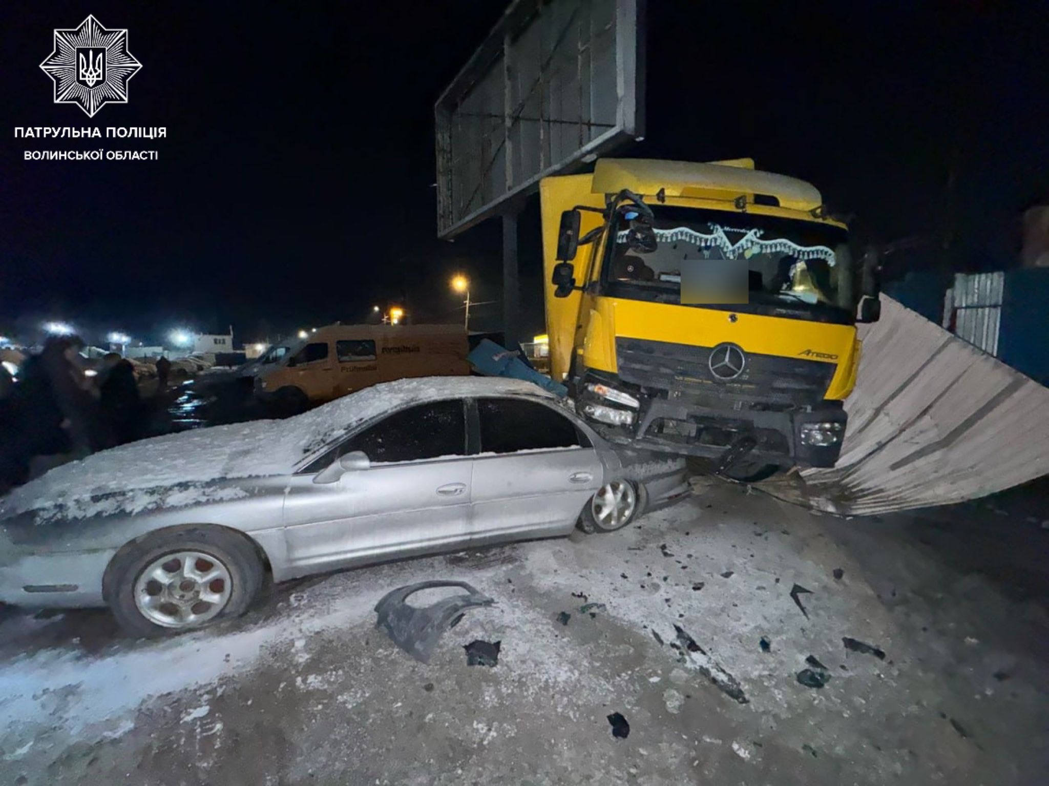 наслідки автопригоди в Луцьку