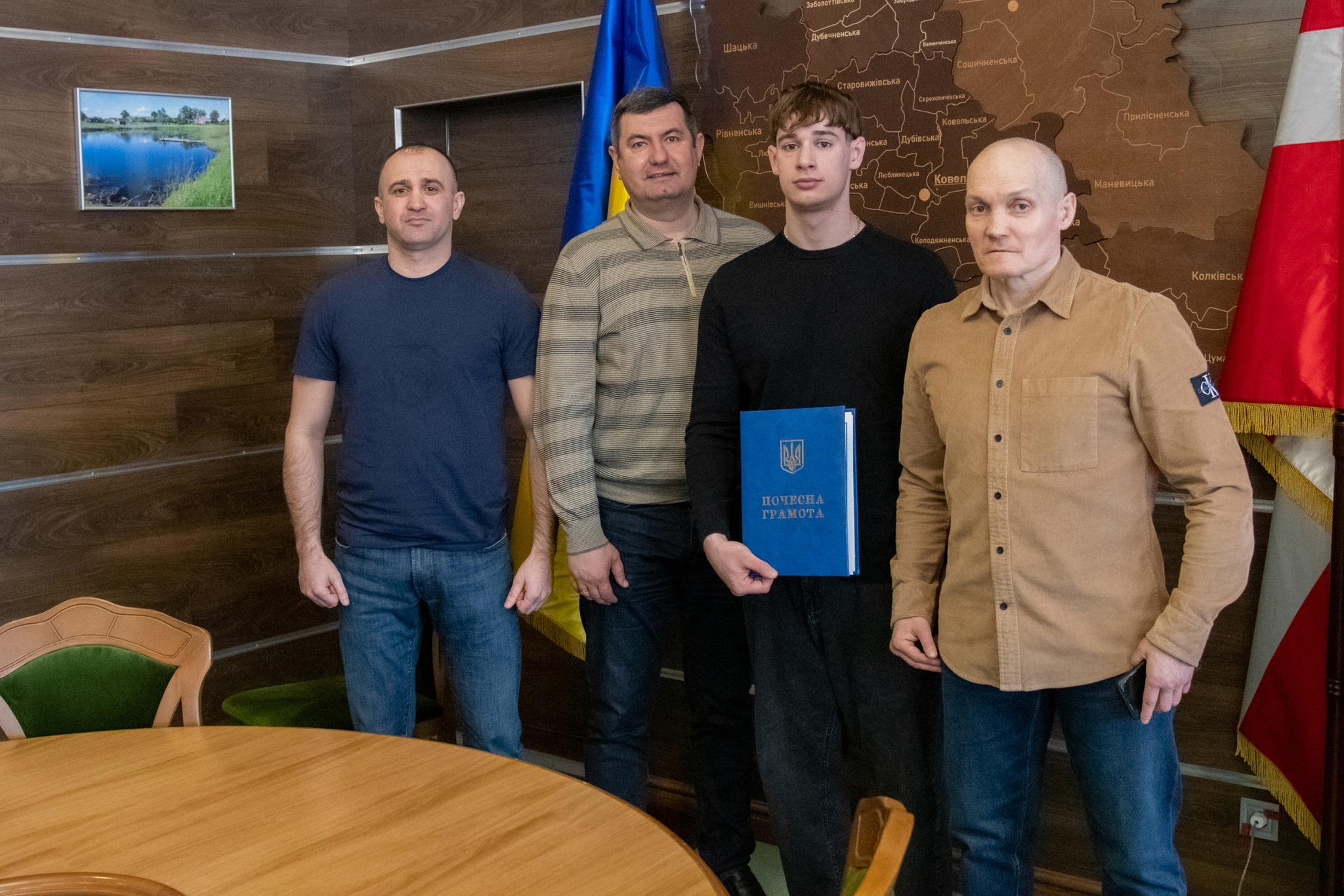 У Волиньраді відзначили боксера-чемпіона Всеволода Рибалка