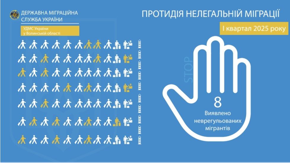 на Волині виявили 22 порушники міграційного законодавства 