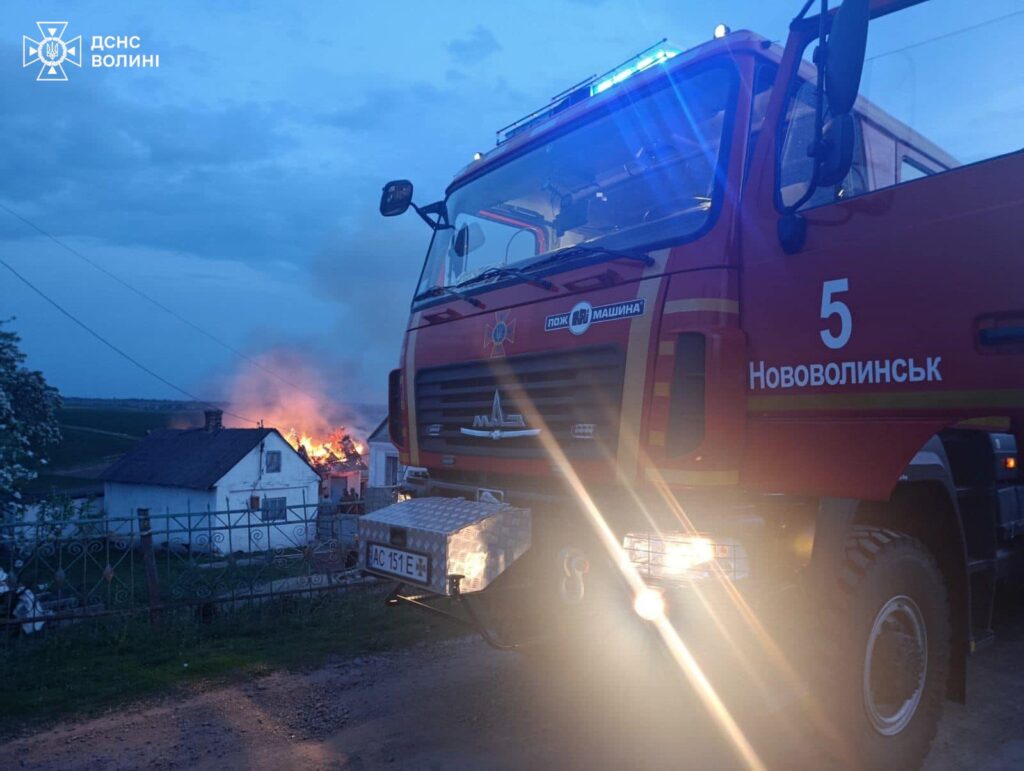 пожежа у селі Діхтів