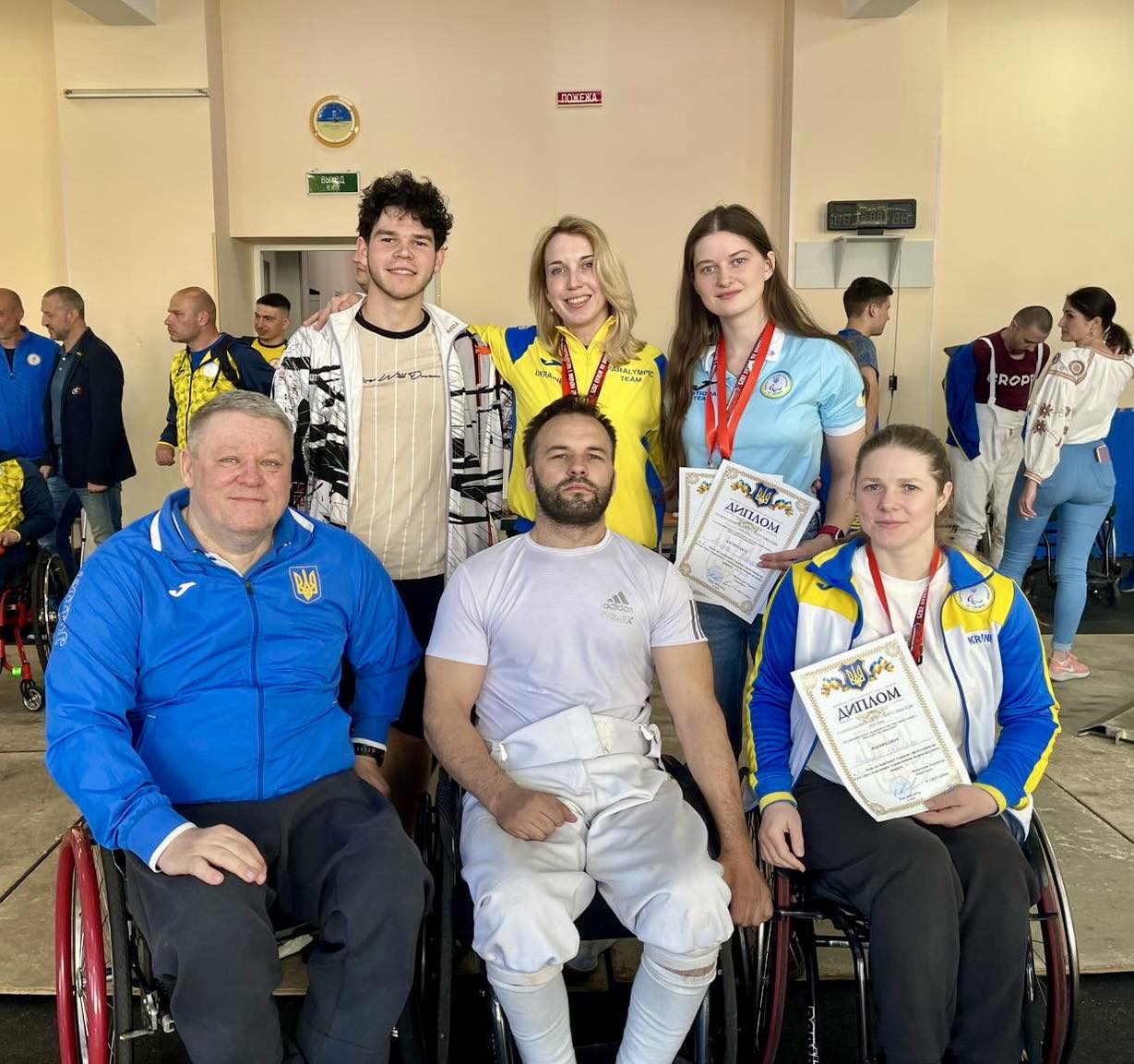 команда волинських фехтувальників