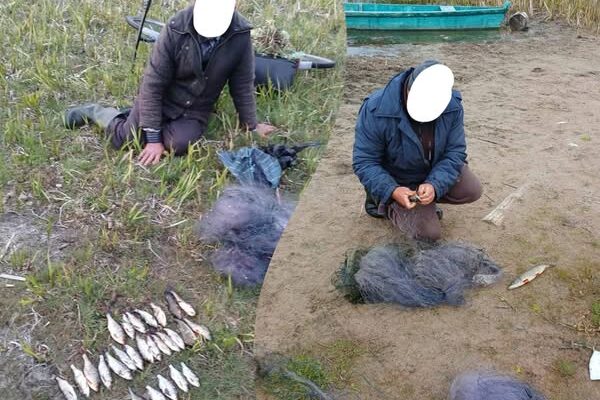 під час нересту виявили двох браконьєрів 