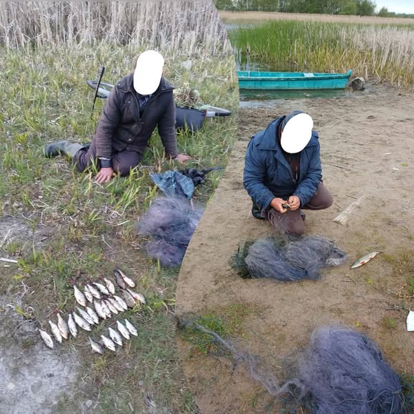під час нересту виявили двох браконьєрів 