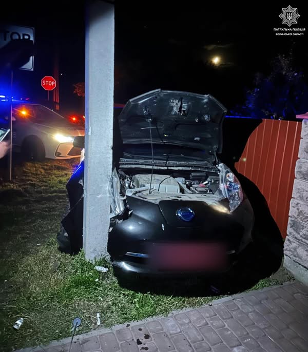 неповнолітній водій тікав від патрульних та скоїв ДТП  