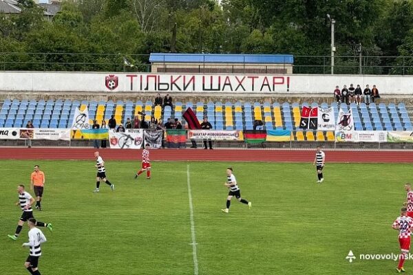 Нововолинський «Шахтар» знищив суперника на домашньому полі чемпіонат Волині з футболу