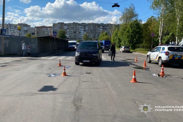 У Луцьку на переході збили 16-річного юнака