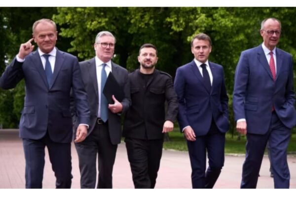 Перемир’я з окупантами таки буде?! Лідери Франції, України, Німеччини, Великої Британії і Польщі Київ перемир'я виступ путіна