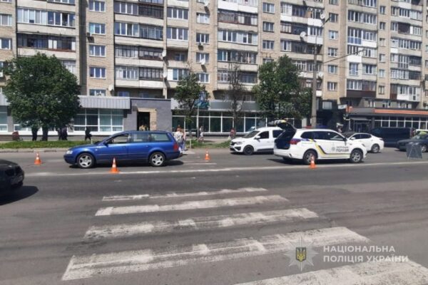 пішохідний перехід у Луцьку, де постраждала 9-річна школярка