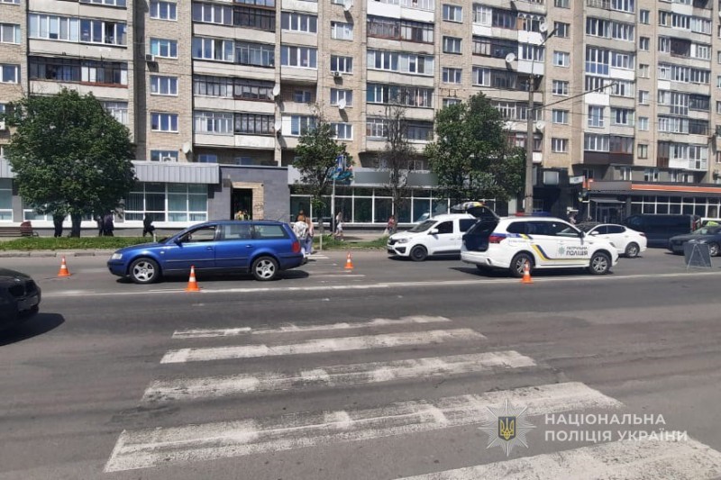 пішохідний перехід у Луцьку, де постраждала 9-річна школярка
