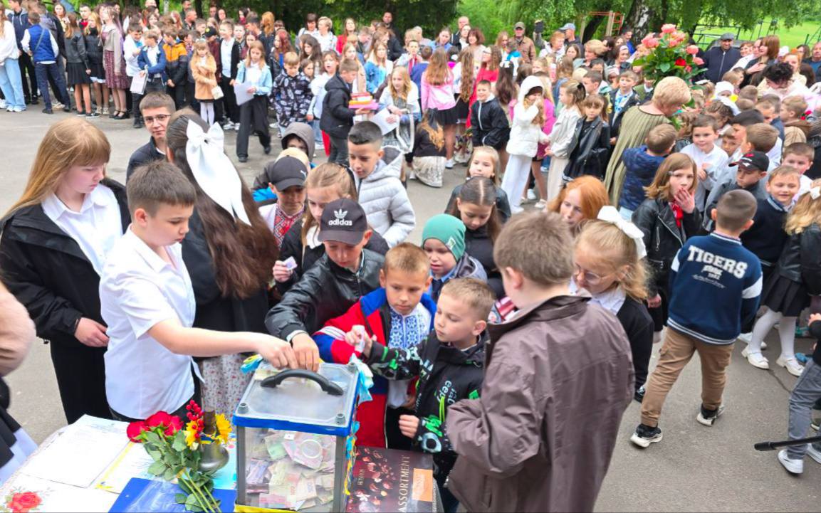 Школи Підгайцівської громади зібрали понад 100 000 гривень на ЗСУ 