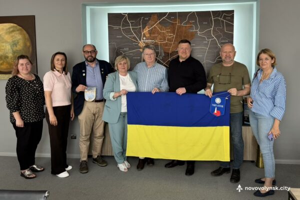 Нововолинськ відвідали представники організації «Ротарі» 