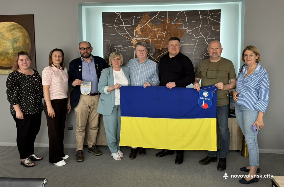 Нововолинськ відвідали представники організації «Ротарі» 