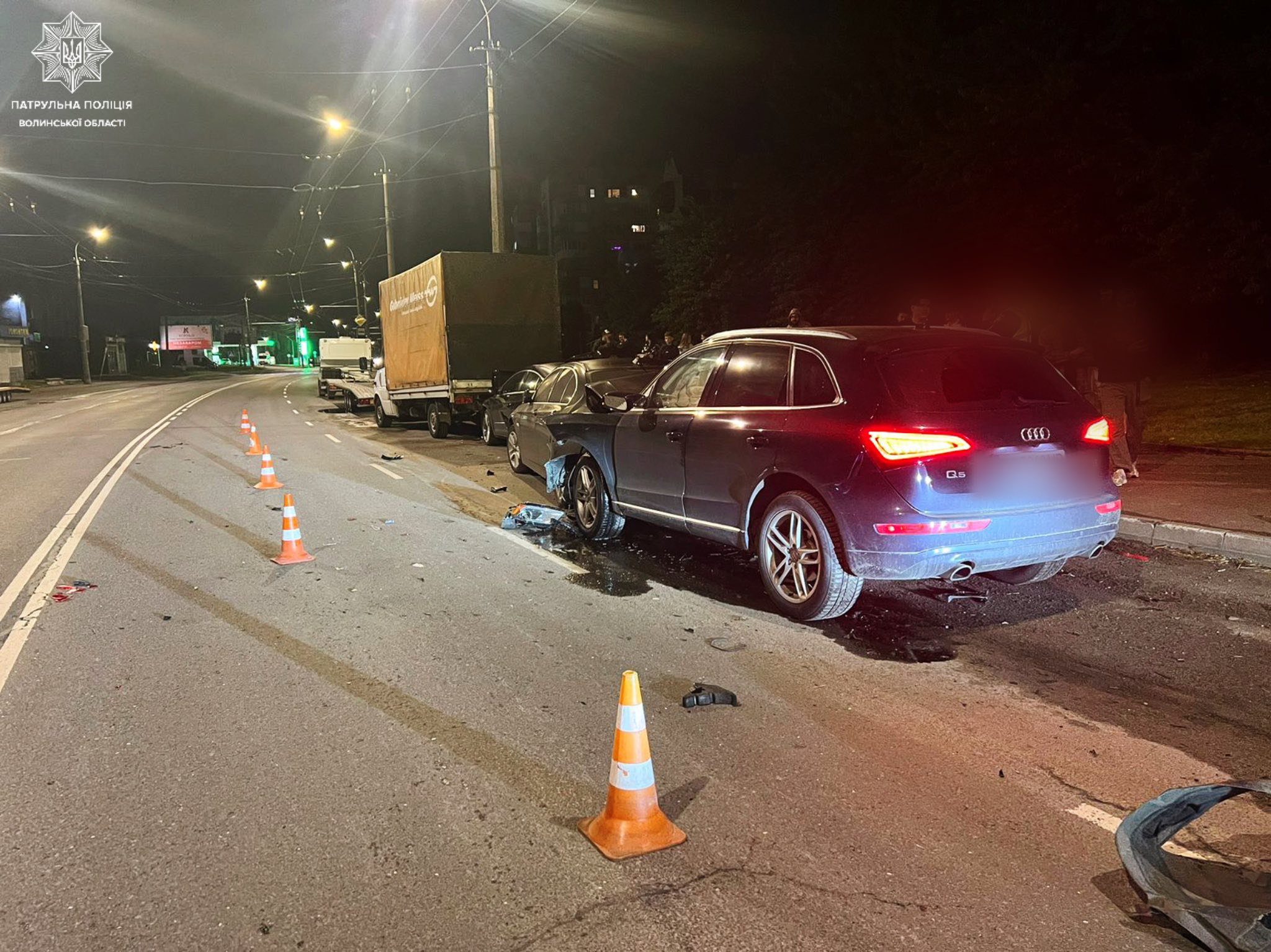 У Луцьку внаслідок ДТП пошкоджено п’ять авто  
