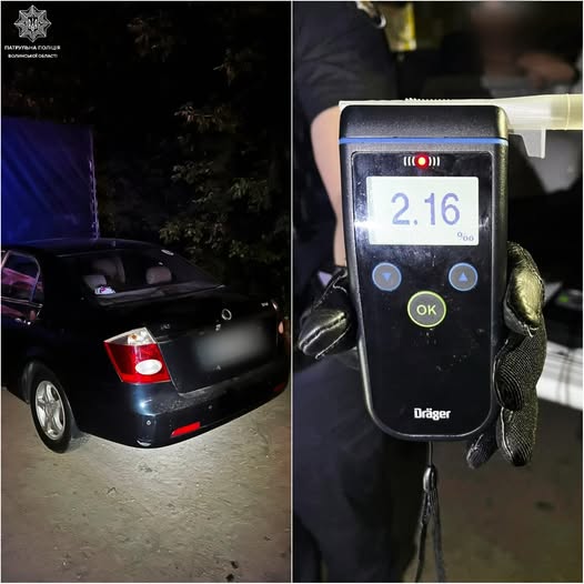 Завдяки пильності небайдужих громадян патрульні виявили нетверезого водія 