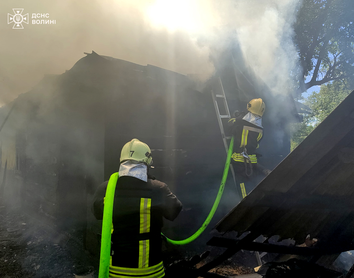 В Оваднівській громаді горів житловий будинок 