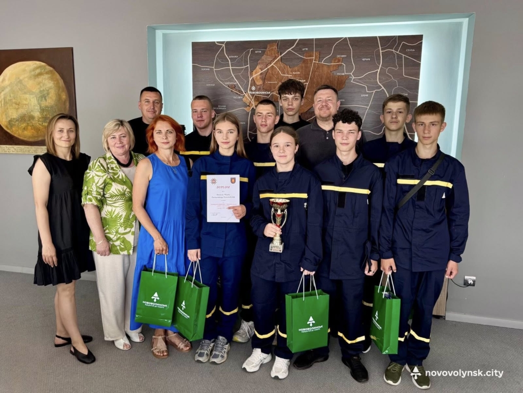 Команда нововолинських ліцеїстів “бронзу” на змаганнях з пожежно-прикладного спорту в Польщі 