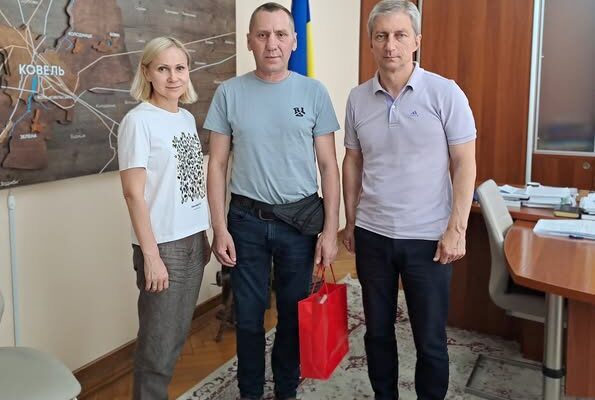 У Ковельській міськраді відбулася зустріч із звільненим з полону волинянином 