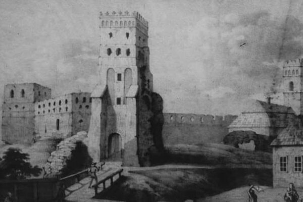 Луцький замок в ХІХ ст