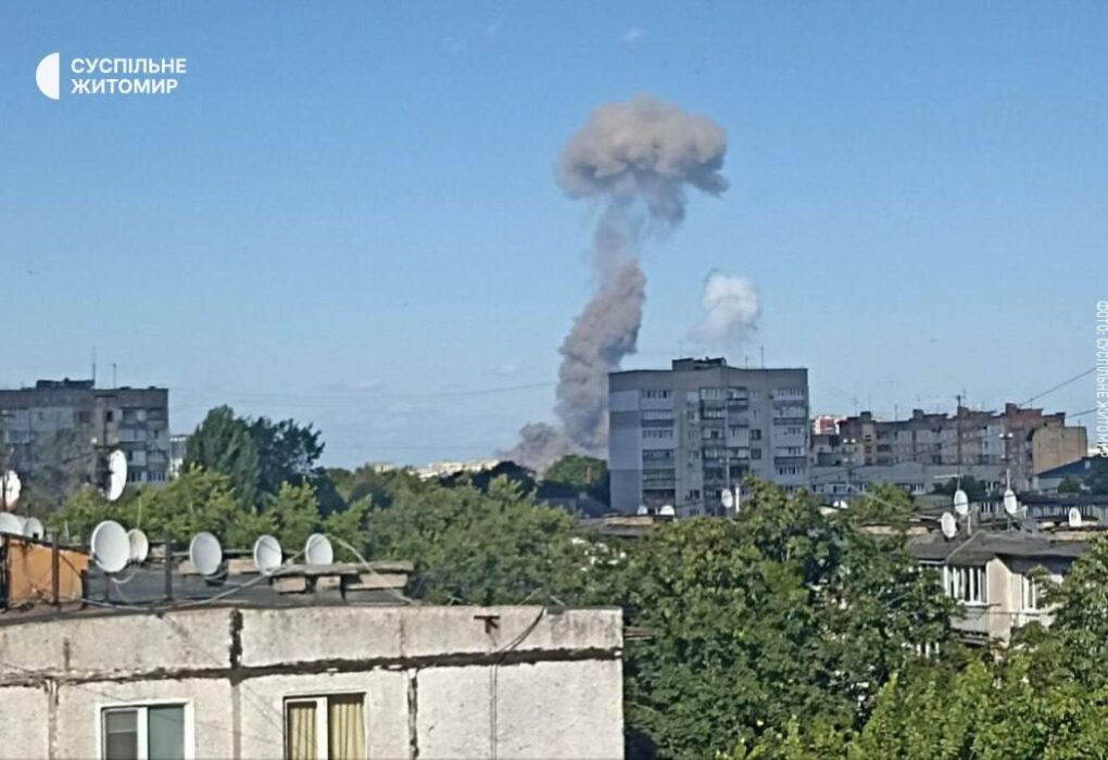 У Житомирі 2 липня стався вибух біля АЗС