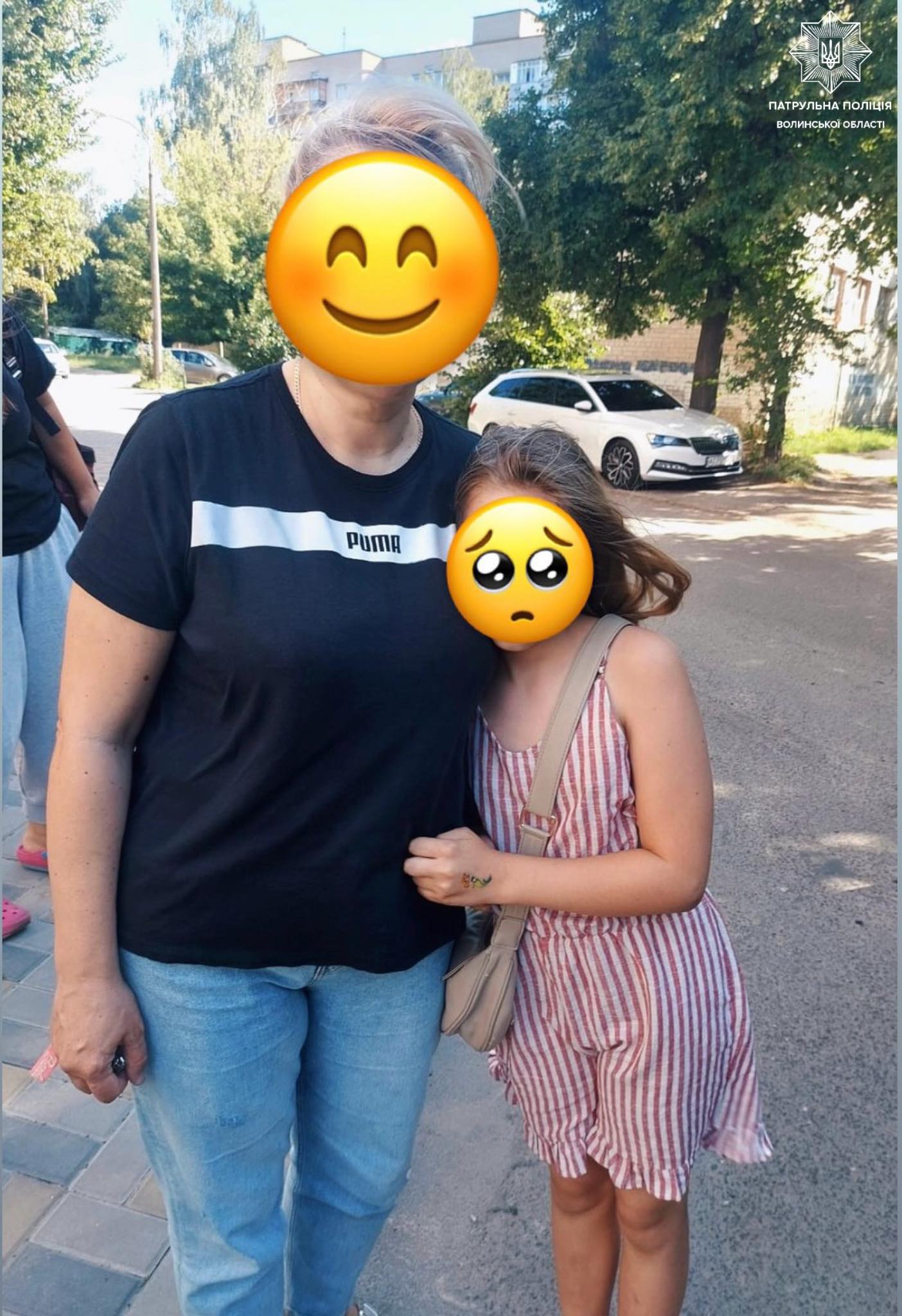У Луцьку патрульні відшукали дівчинку, яка сіла не в ту маршрутку 
