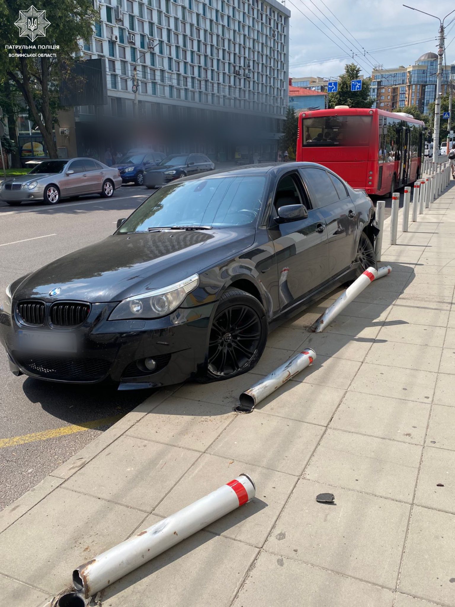 У Луцьку водій не впорався з керуванням та скоїв ДТП 