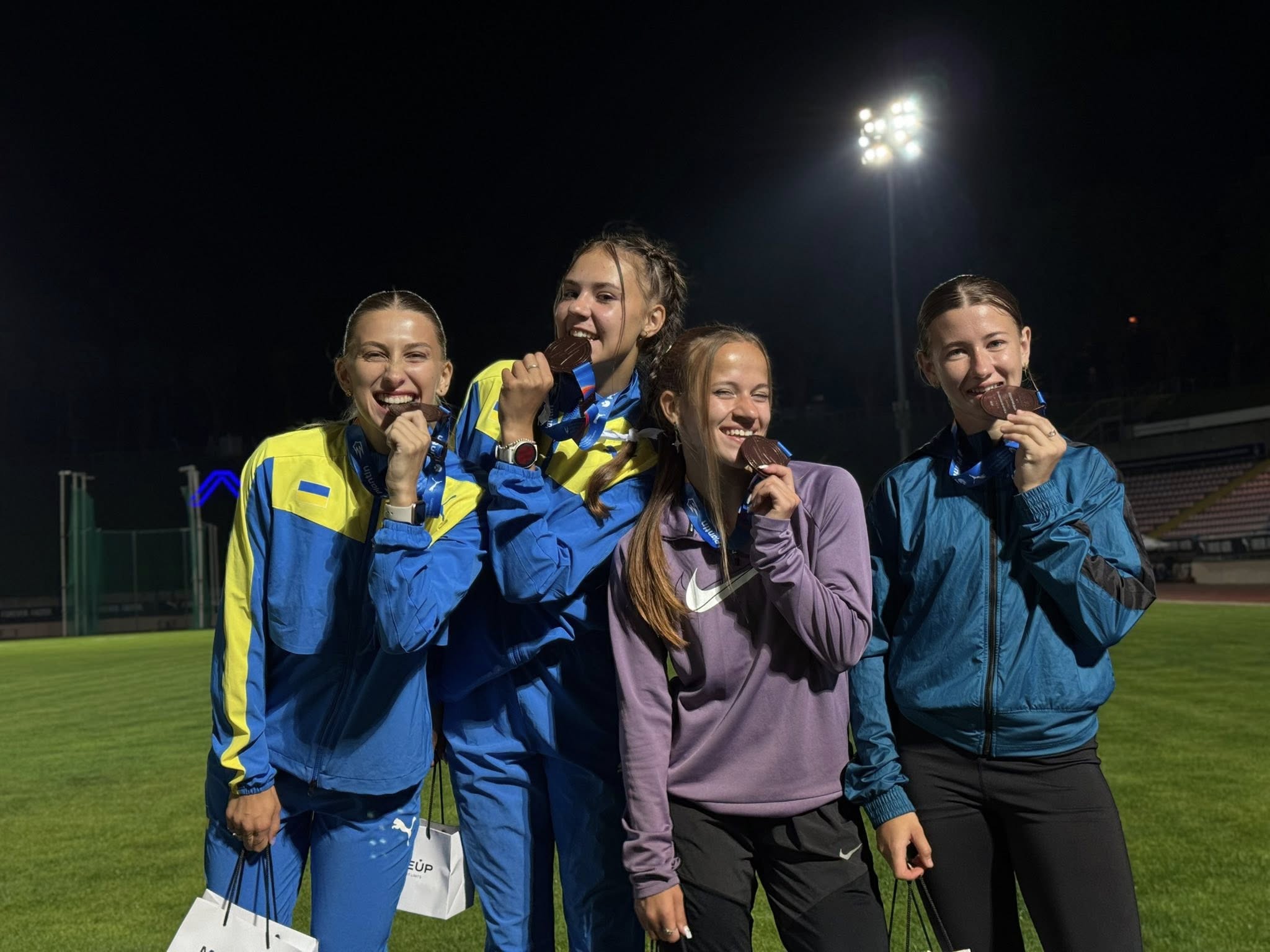 Волинянки - бронзові призерки чемпіонату України з легкої атлетики серед дорослих 