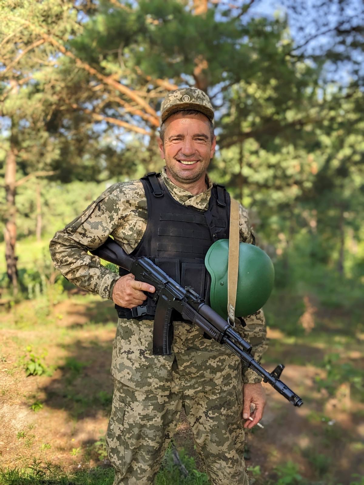 Захисник України Віталій Басалка під час служби у Збройних Силах