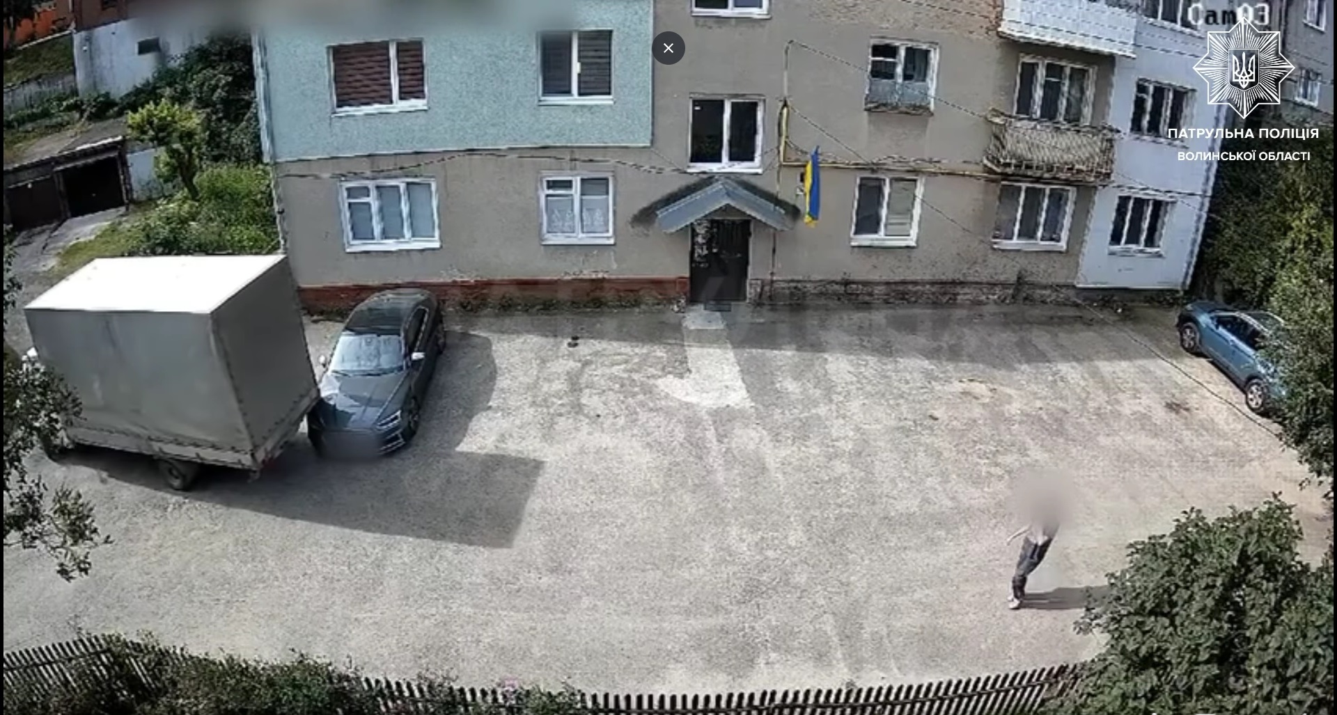 У Луцьку водій вантажівки скоїв ДТП та поїхав з місця події 
