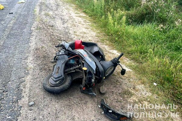 Летальна ДТП: загинув водій скутера 