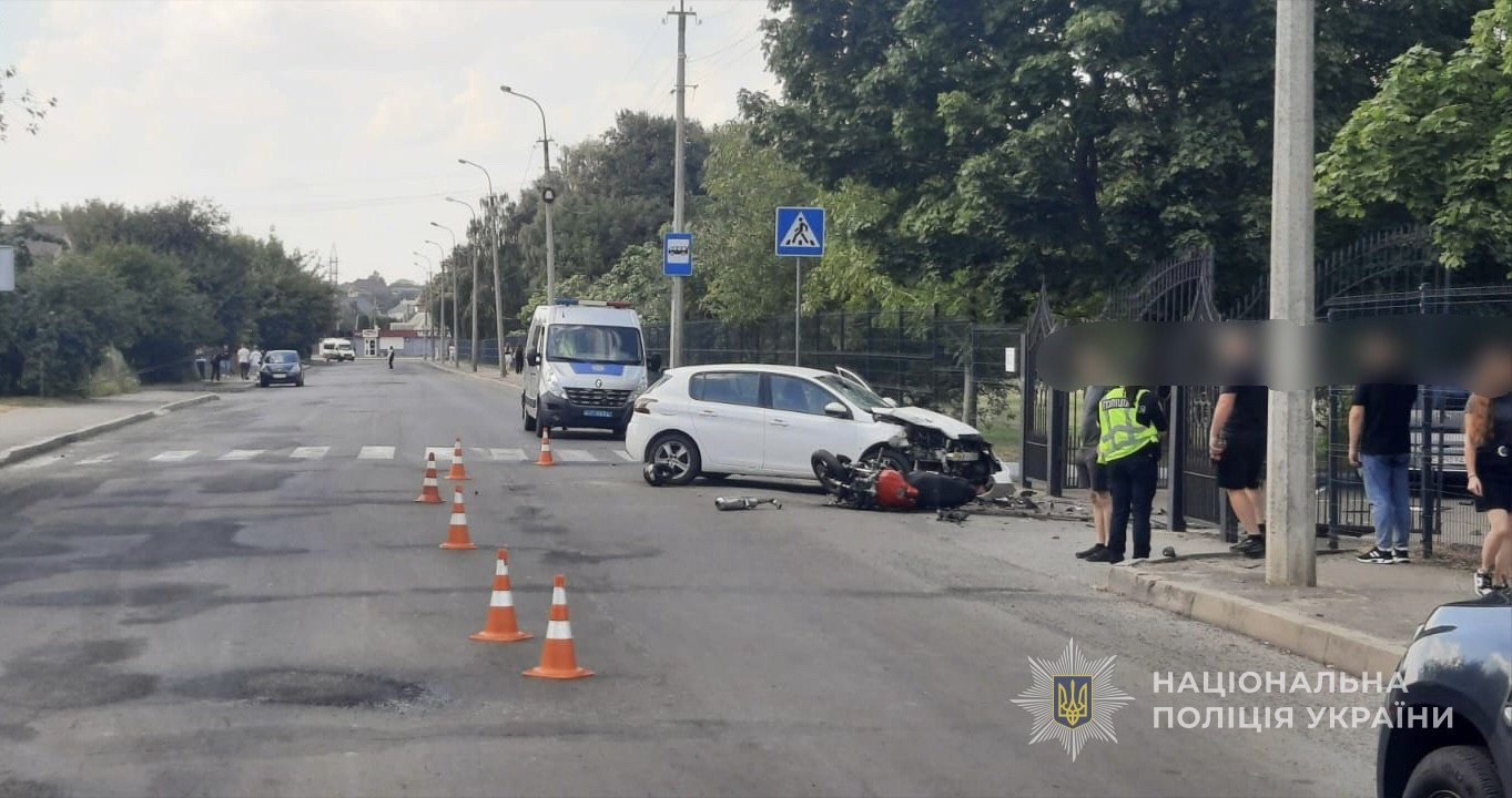За минулу добу на Волині трапилися чотири ДТП за участі мотоциклістів 