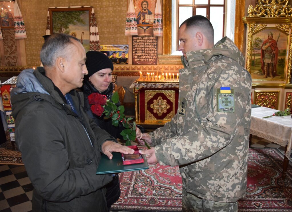 Рідним загиблих прикордонників з Волині вручили їхні посмертні нагороди
