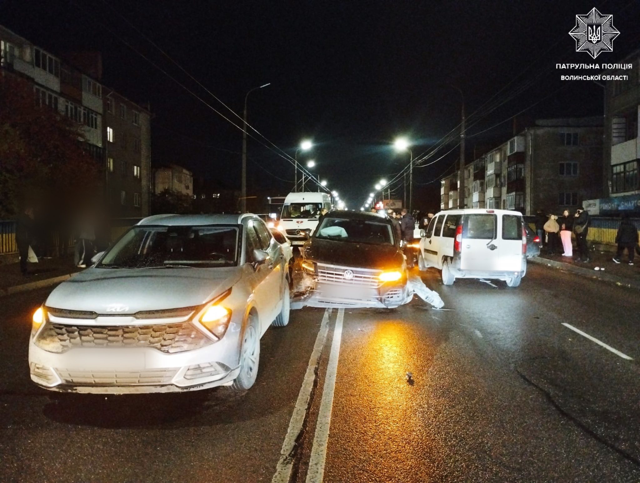 Масова автотроща у Луцьку 