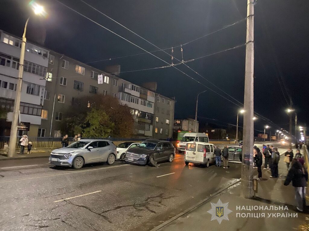 Масова автотроща у Луцьку 