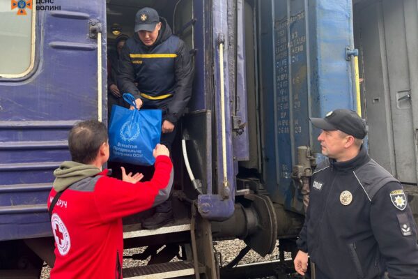 Евакуаційний потяг з Донеччини прибув у Ковель 11 листопада