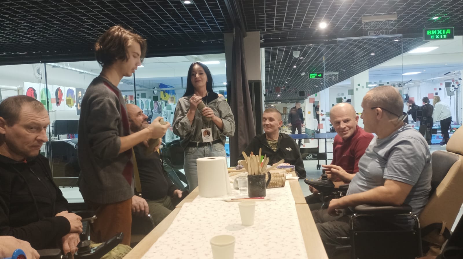 Арттерапія Мялковська Луцьк Центр реабілітації Гентньов Черкавська військові ветерани