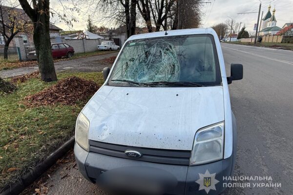 Збив на пішоході двох підлітків та втік з місця події 