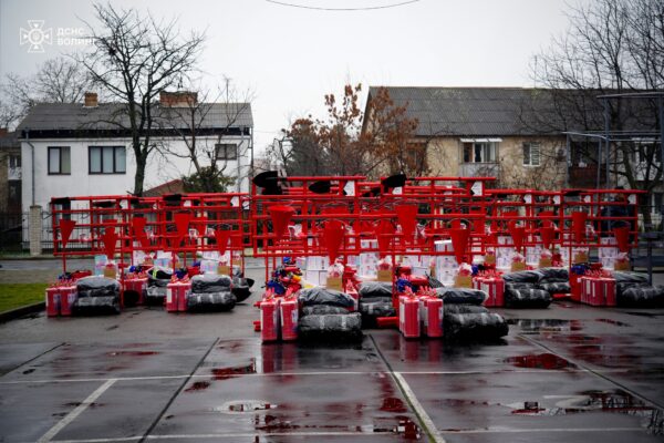 25 підрозділів місцевої пожежної охорони Волині отримали допомогу від Червоного Хреста 
