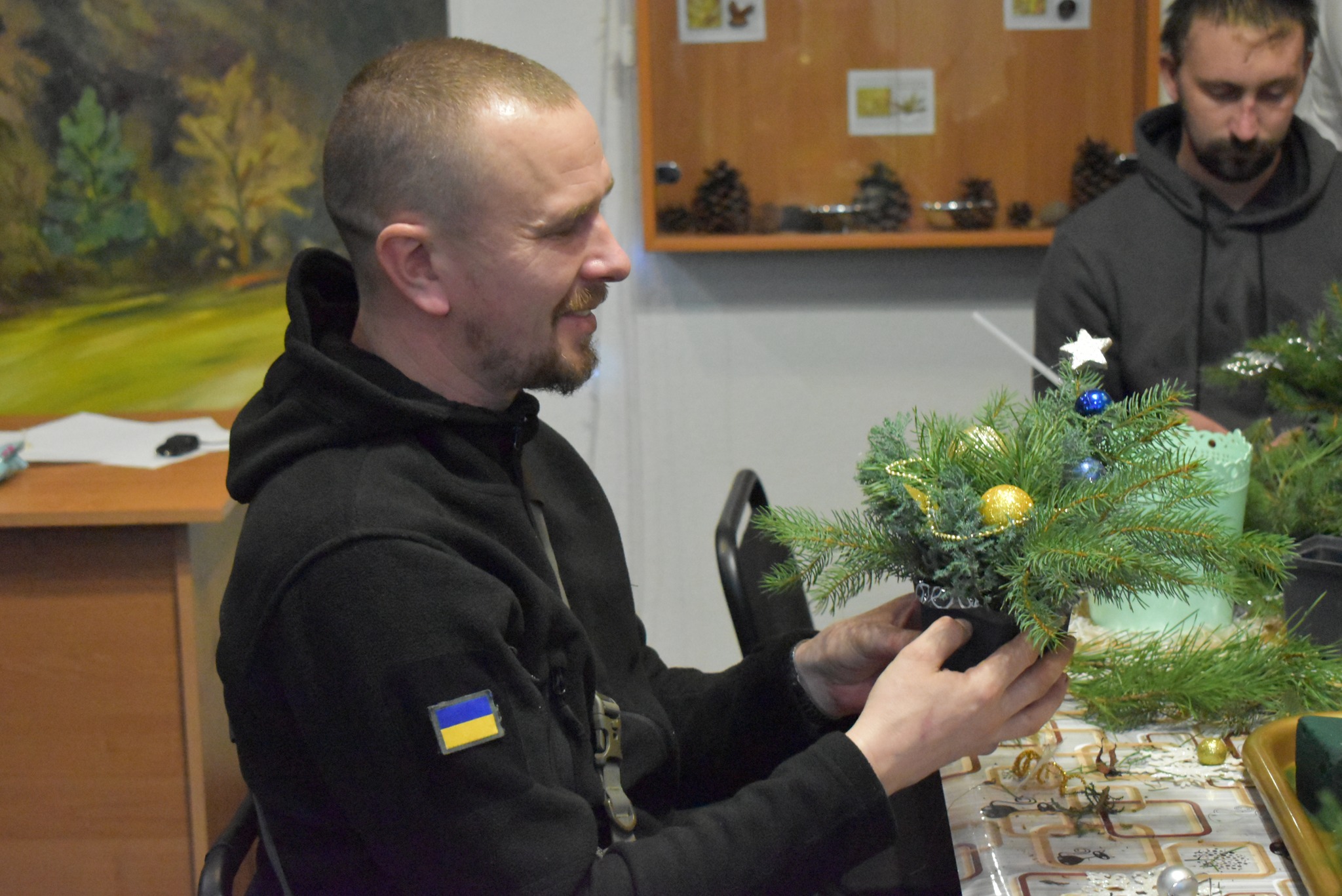 Ветеранам, які проходять реабілітацію на Волині, подарували магію Різдва