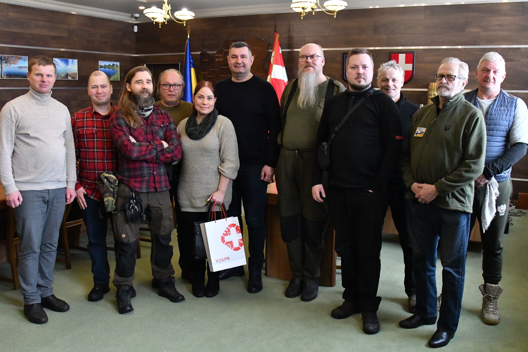 Волинь відвідала делегація фінських волонтерів 