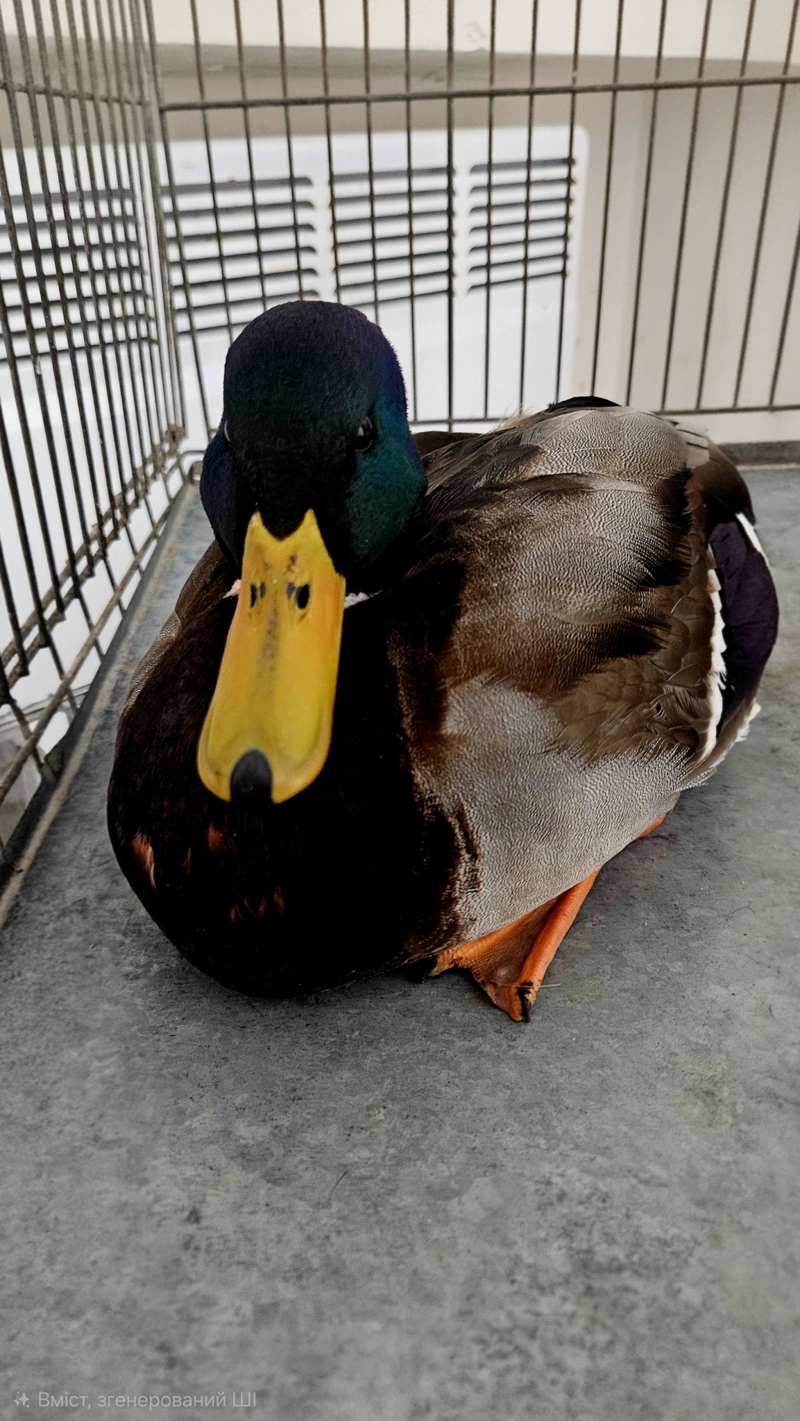 У Нововолинську люди врятували дику качку 