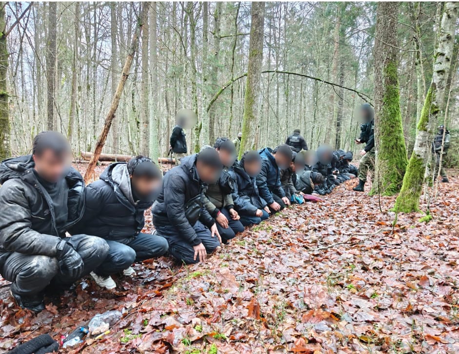 Тунель зі білорусі в польщу нелегали