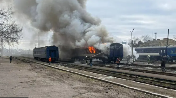 Росіяни обстріляли потяг Дніпро - Ковель