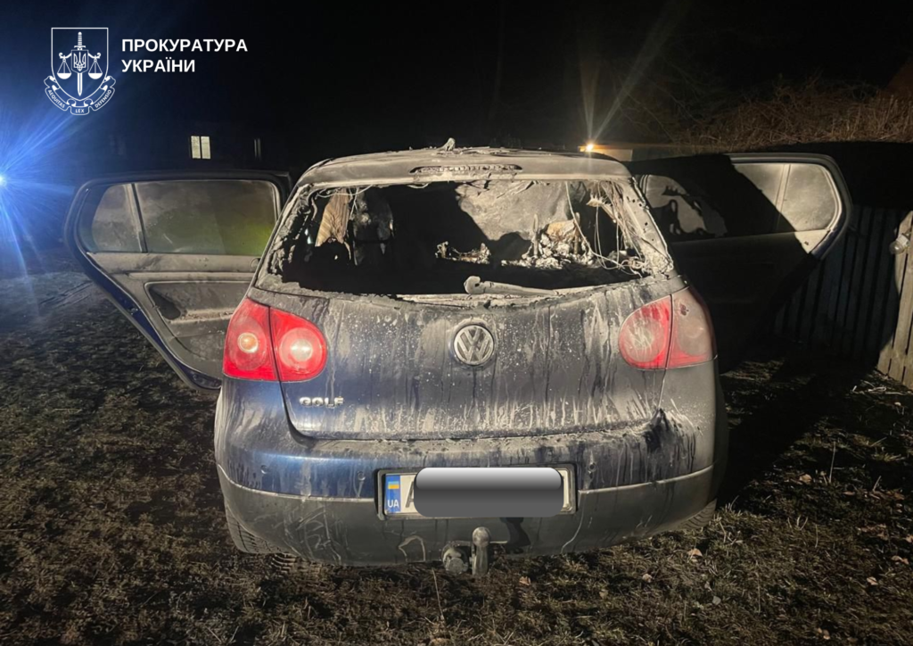 Волинянин через сварку підпалив автомобіль 