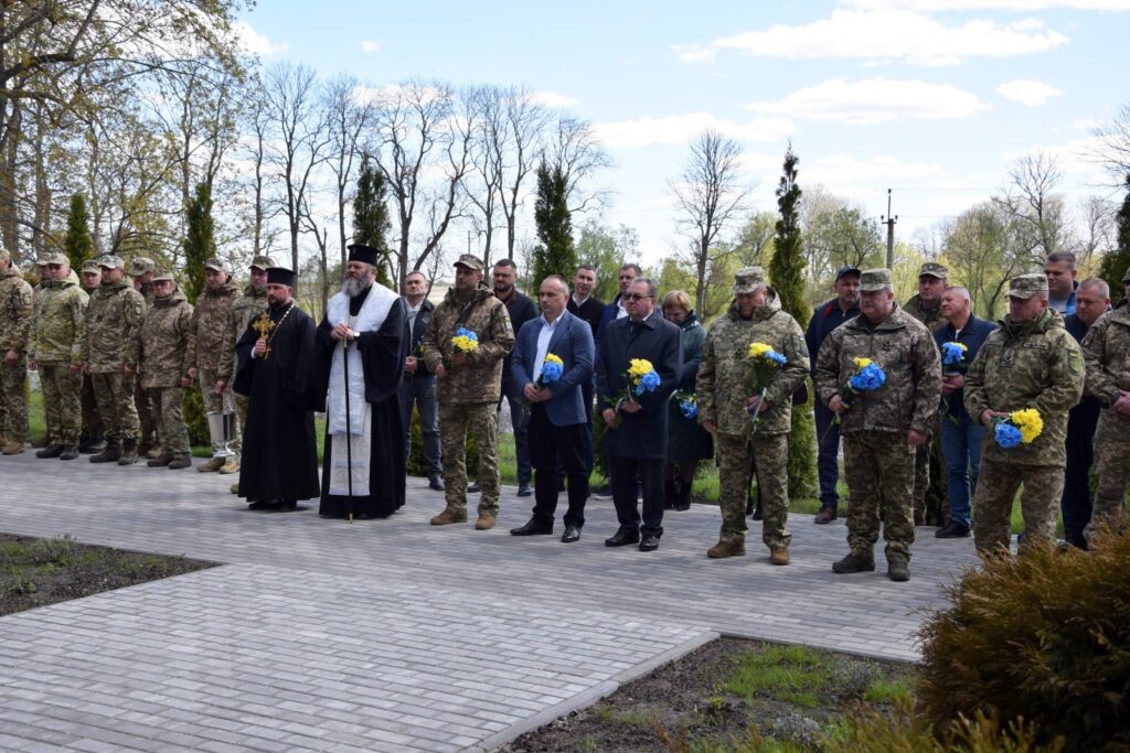На Волині відкрили пам'ятник загиблим прикордонникам 