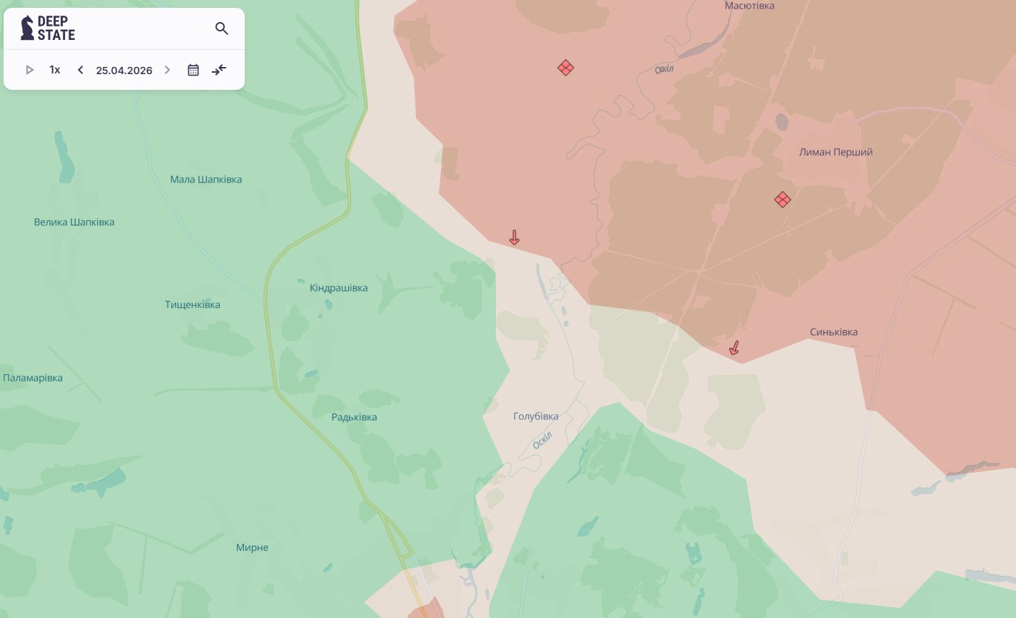 Просування росіян на Куп'янському напрямку Синьківка