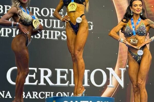 Лучанка - дворазова чемпіонка Європи з бодібілдингу 